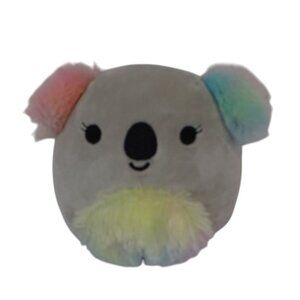 Squishmallows Kelina the Koala Plush Toy Fuzzy  Rainbow Kellytoy Soft 5 inch
